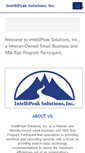 Mobile Screenshot of intellipeaksolutions.com
