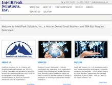 Tablet Screenshot of intellipeaksolutions.com